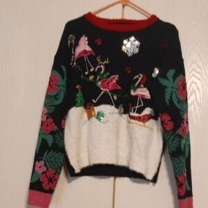 Blizzard Bay Festive Flamingo Sweater